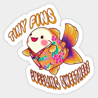 Goldfish kimono Sticker